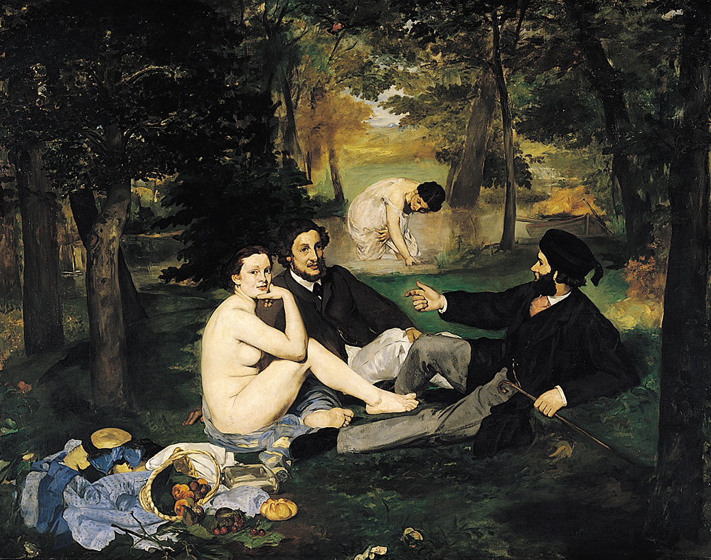 The Luncheon on the Grass - Edouard Manet Painting